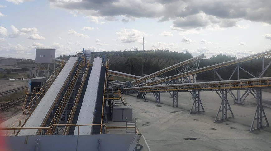 Новый участок по переработке скальных пород запустили на РУПП "Гранит" 