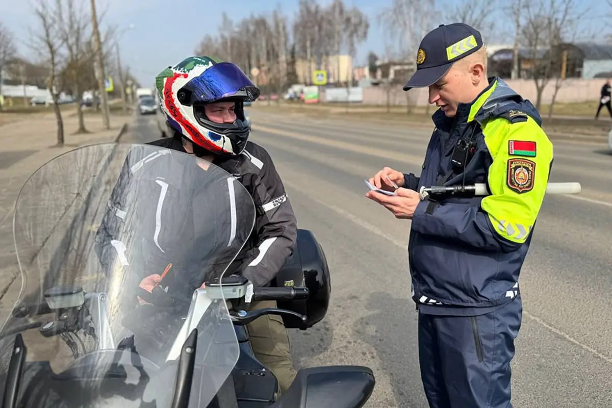 Мотоциклисты под особым вниманием ГАИ на Брестчине